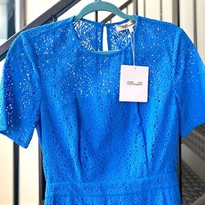 Diane Von Furstenberg Alma Dress in French Blue